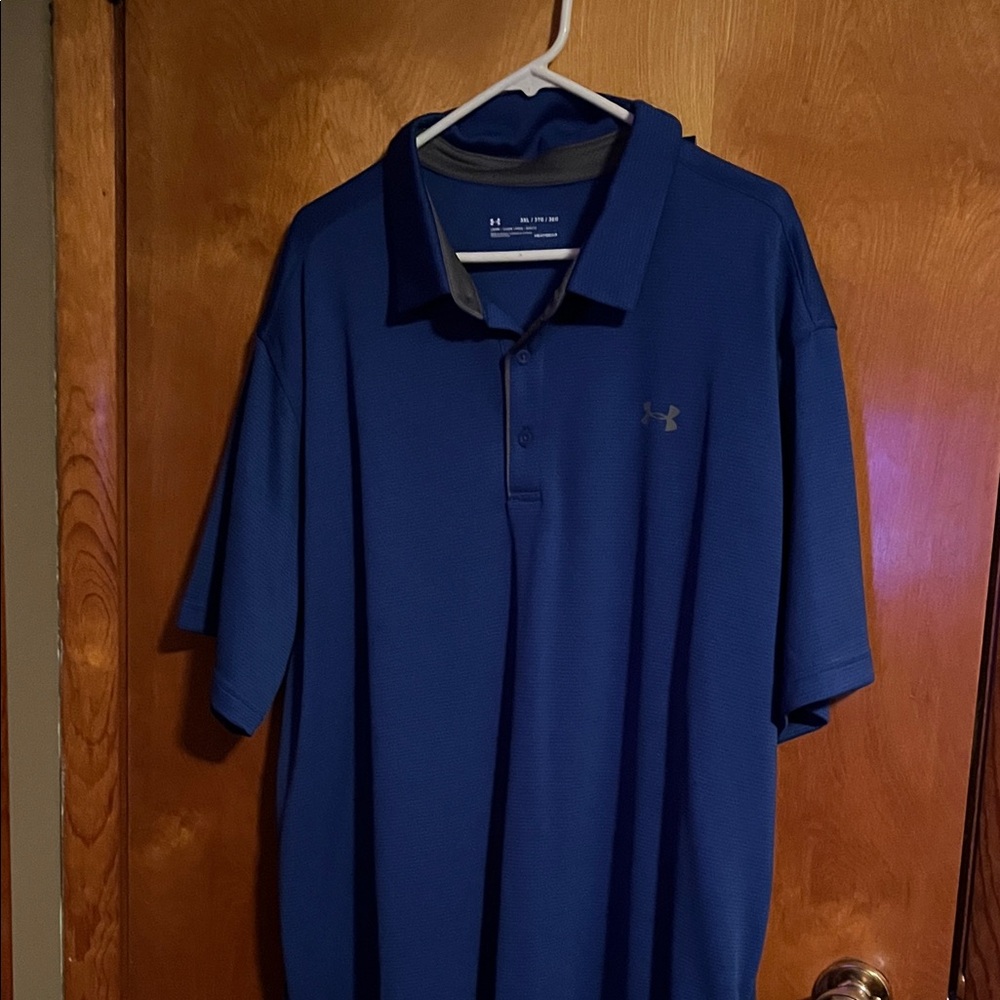 Under Armour Men's Blue Polo Shirt